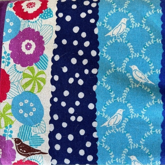 Echino Peck Linen Cotton Canvas Japanese Fabric 6.6 Yards Colorful Whimsical - Picture 4 of 12